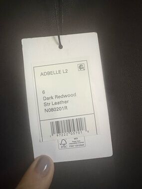 Theory Adbelle L2 Dark Redwood Leather Pants